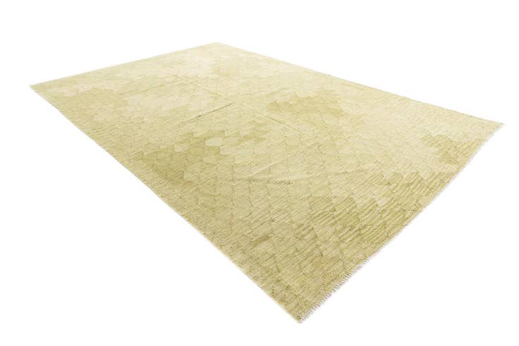 Detail image of 6' 7 x 10' Hand Woven Kilim Modern Wool Rug