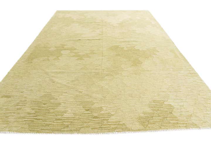6' 7 x 10' Hand Woven Kilim Modern Wool Rug