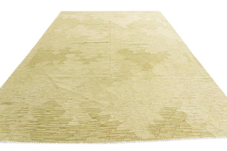 Detail image of 6' 7 x 10' Hand Woven Kilim Modern Wool Rug