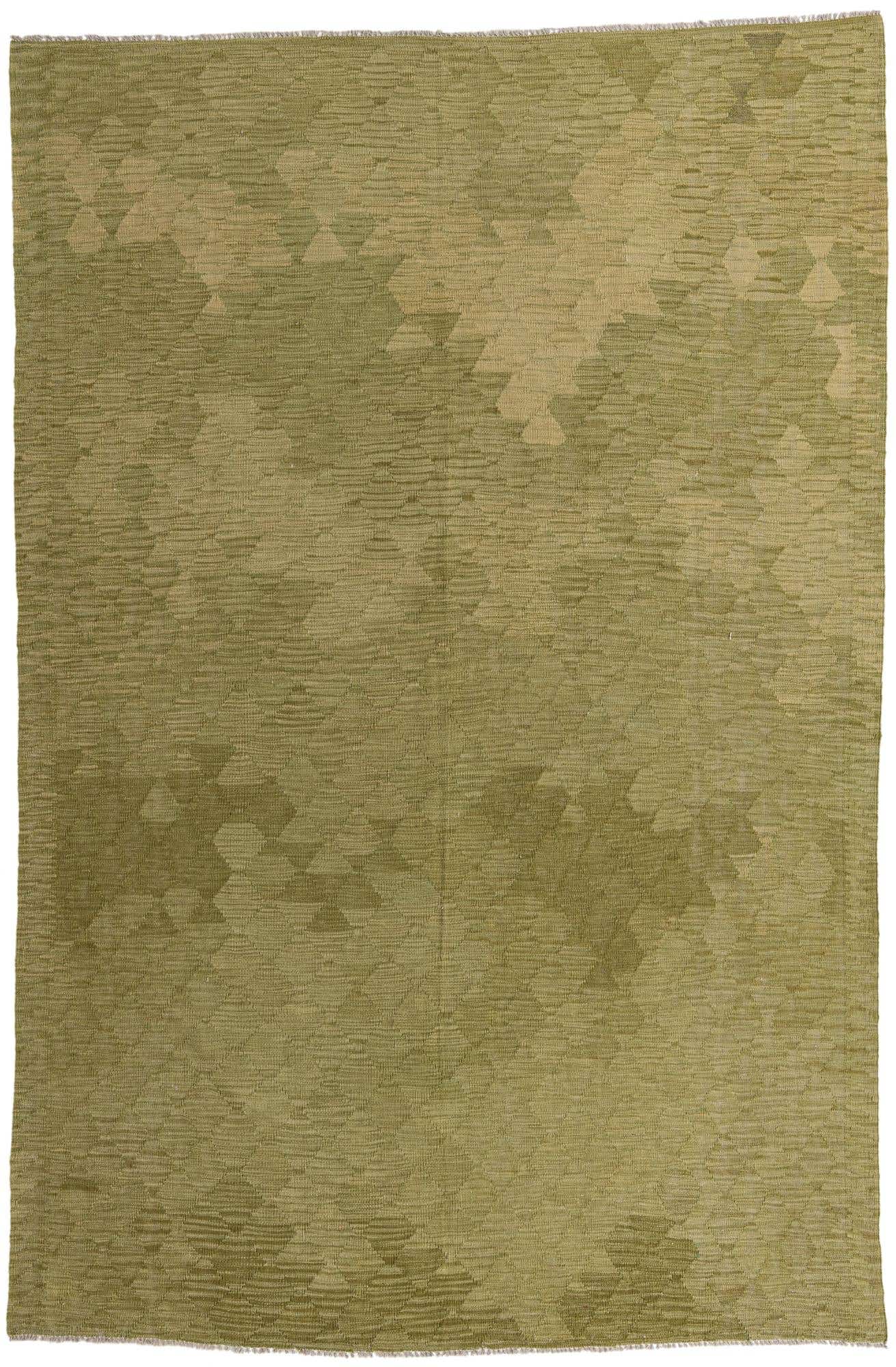 6' 7 x 10' Hand Woven Kilim Modern Wool Rug