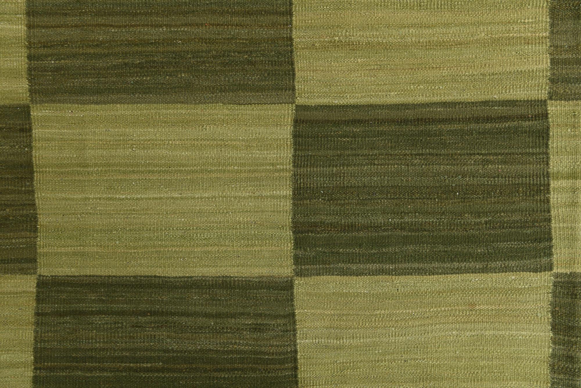 5' 7 x 7' 5 Hand Woven Kilim Modern Wool Rug