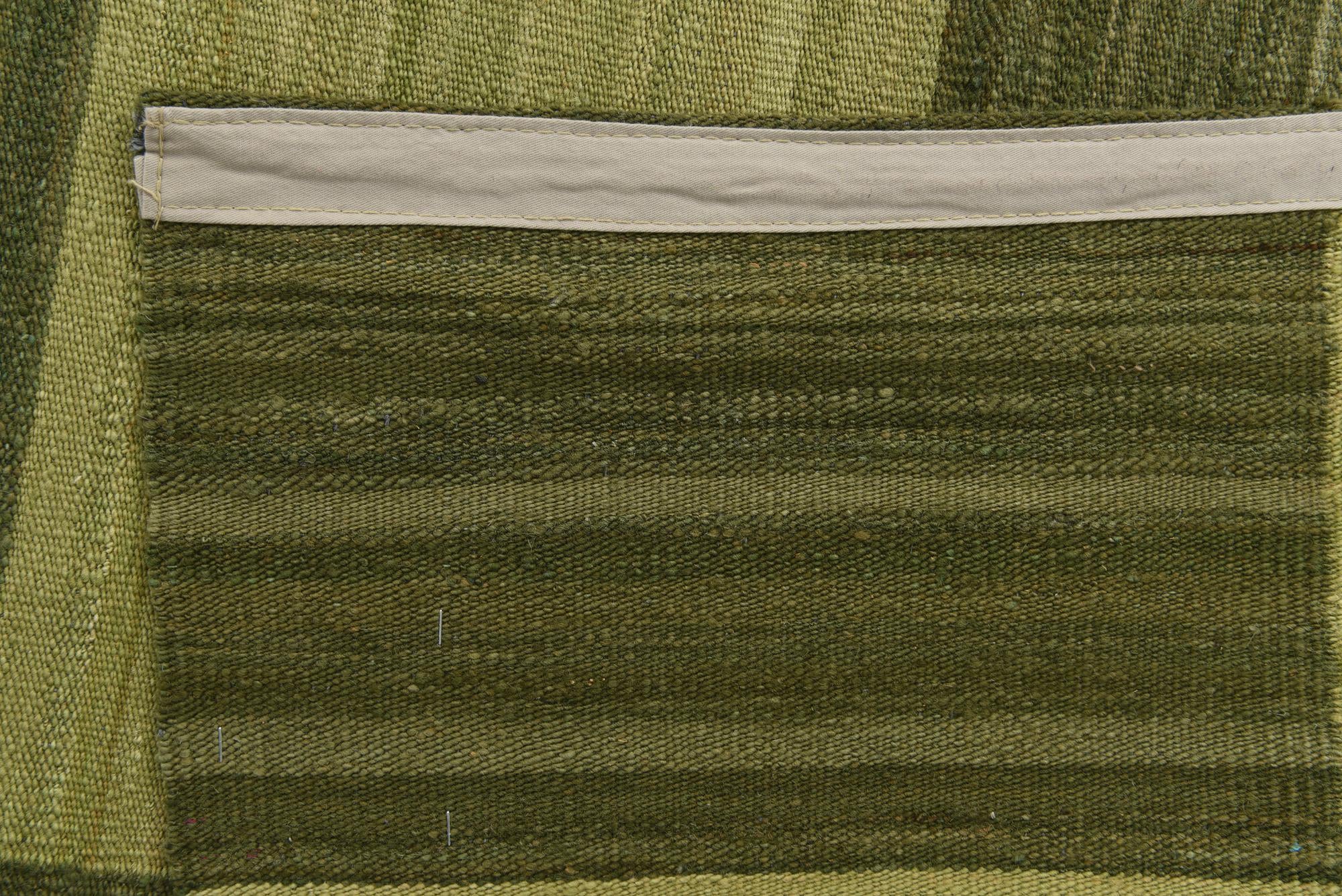 5' 7 x 7' 5 Hand Woven Kilim Modern Wool Rug