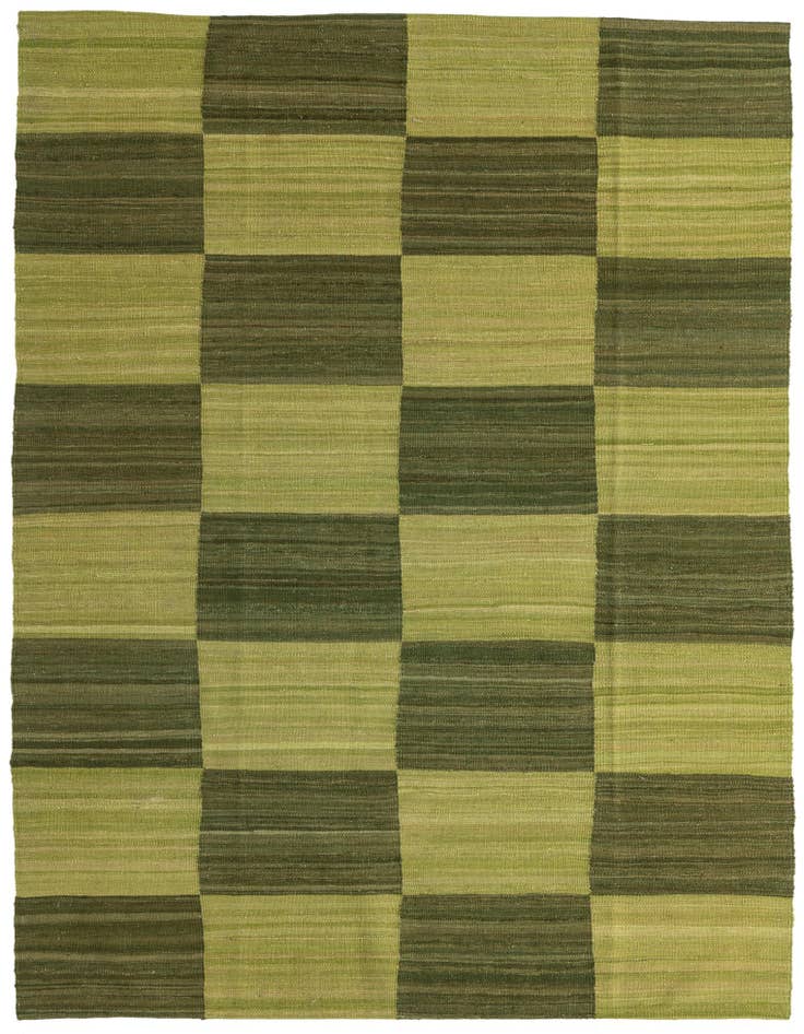 Detail image of 5' 7 x 7' 5 Hand Woven Kilim Modern Wool Rug