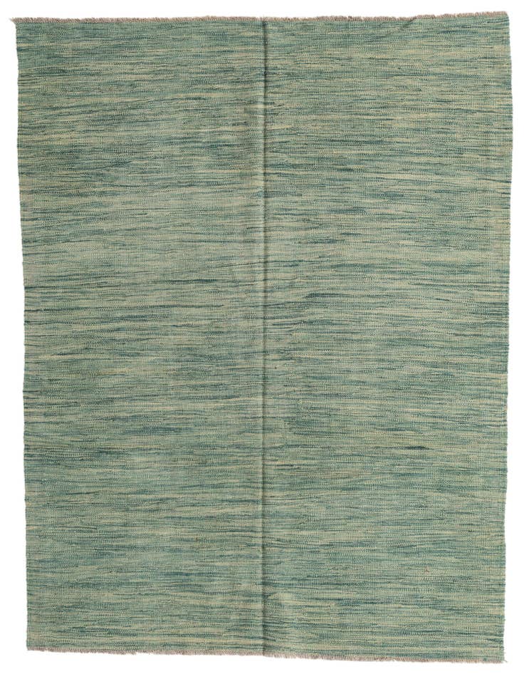 Detail image of 4' 9 x 6' 6 Hand Woven Kilim Modern Wool Rug