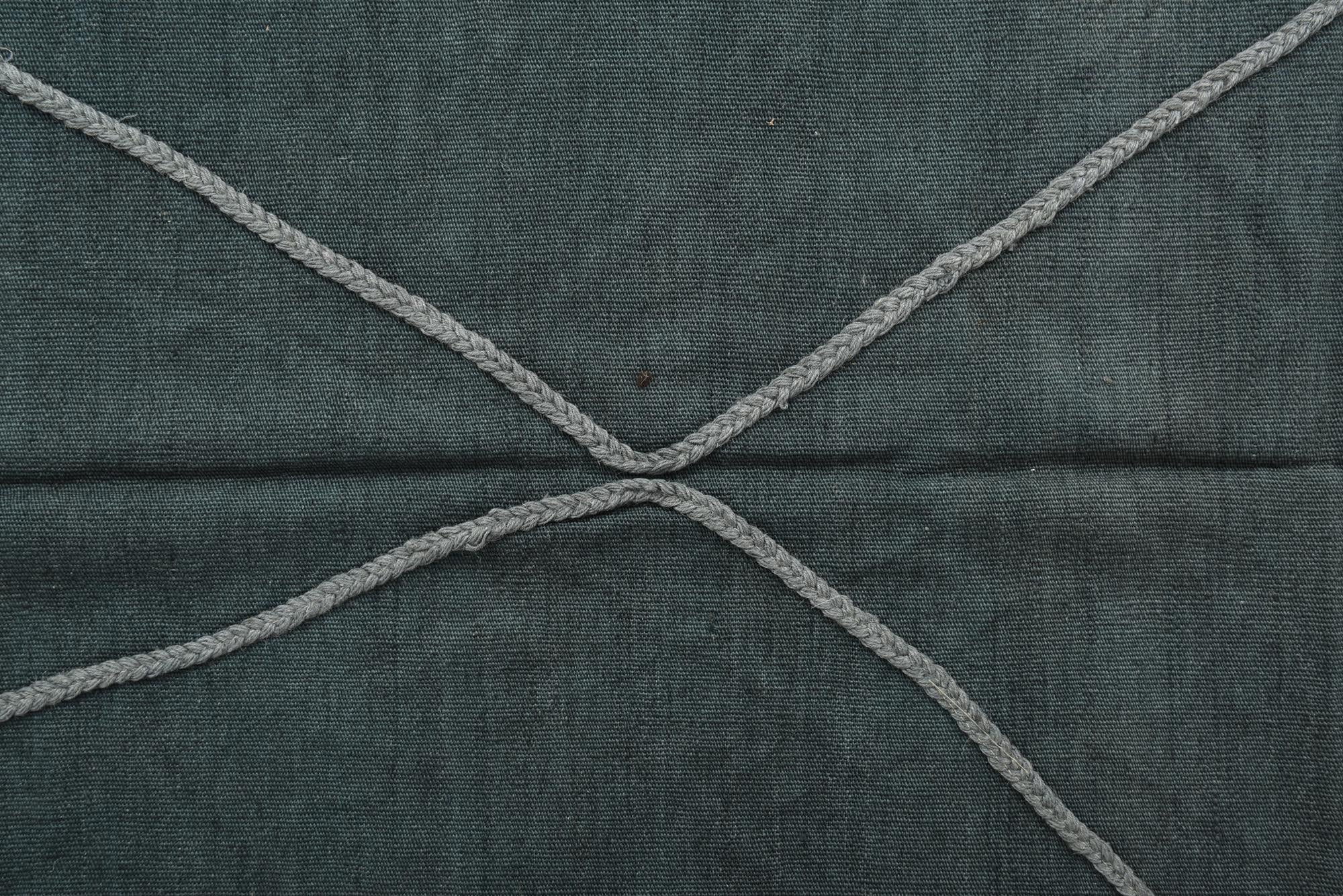 4' 9 x 6' 10 Hand Woven Kilim Modern Wool Rug