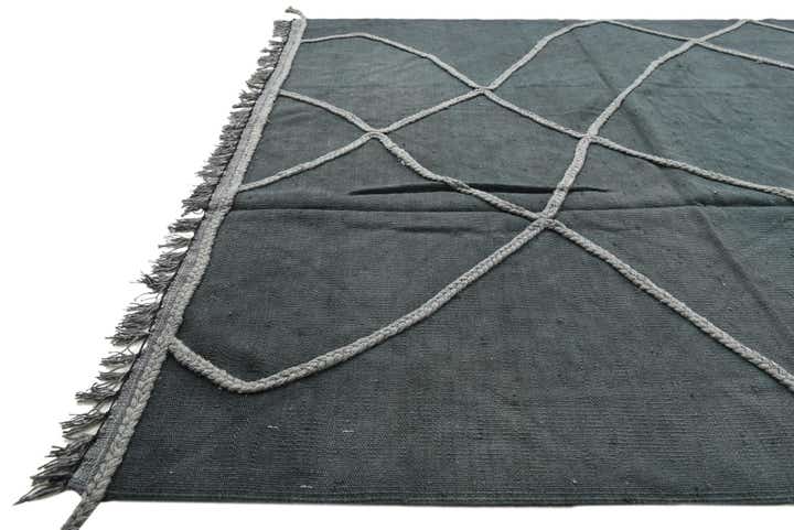 5' 5 x 8' 2 Hand Woven Kilim Modern Wool Rug