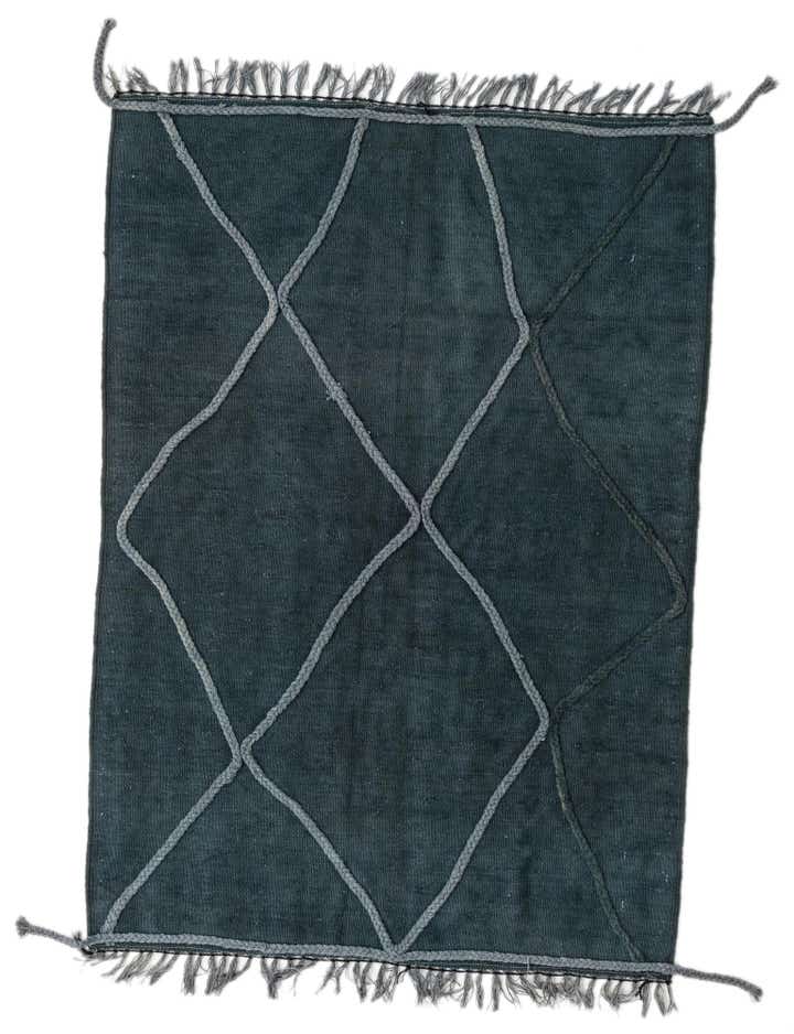 3' 5 x 5' Hand Woven Kilim Modern Wool Rug