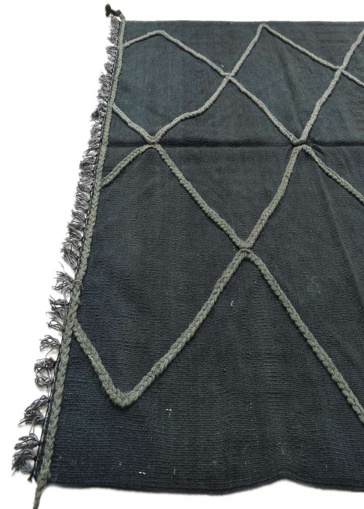 4' 5 x 6' Hand Woven Kilim Modern Wool Rug