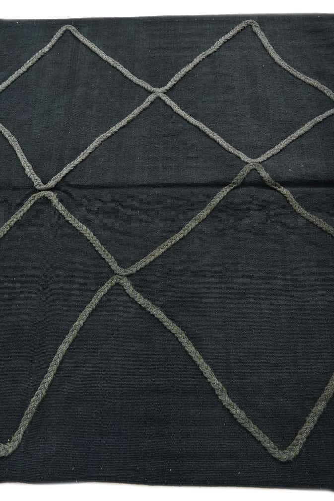 4' 5 x 6' Hand Woven Kilim Modern Wool Rug