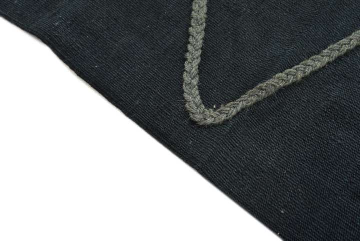 4' 5 x 6' Hand Woven Kilim Modern Wool Rug