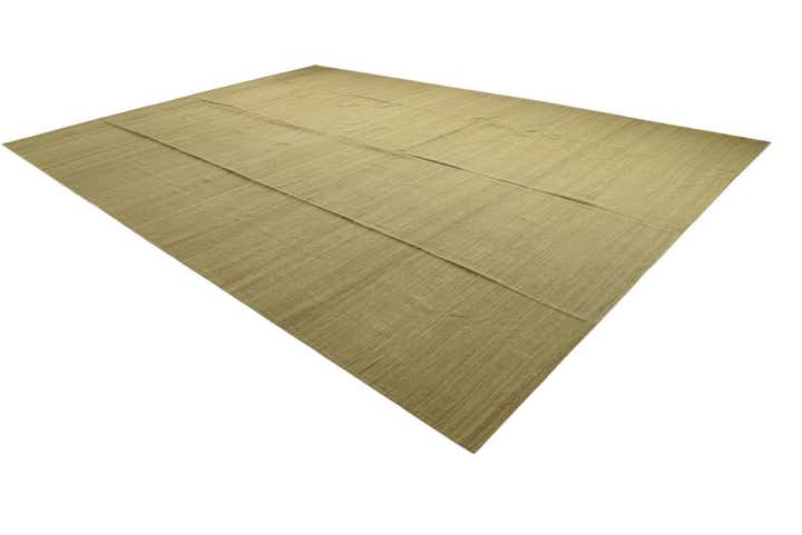13' 9 x 19' 10 Hand Woven Kilim Modern Wool Rug
