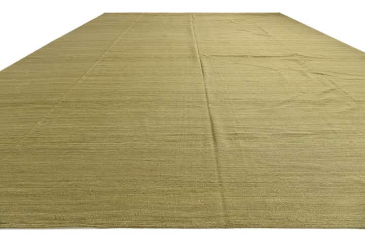 13' 9 x 19' 10 Hand Woven Kilim Modern Wool Rug