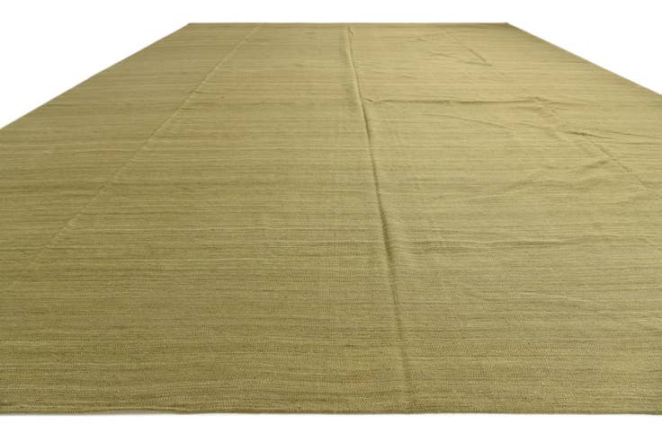 Detail image of 13' 9 x 19' 10 Hand Woven Kilim Modern Wool Rug