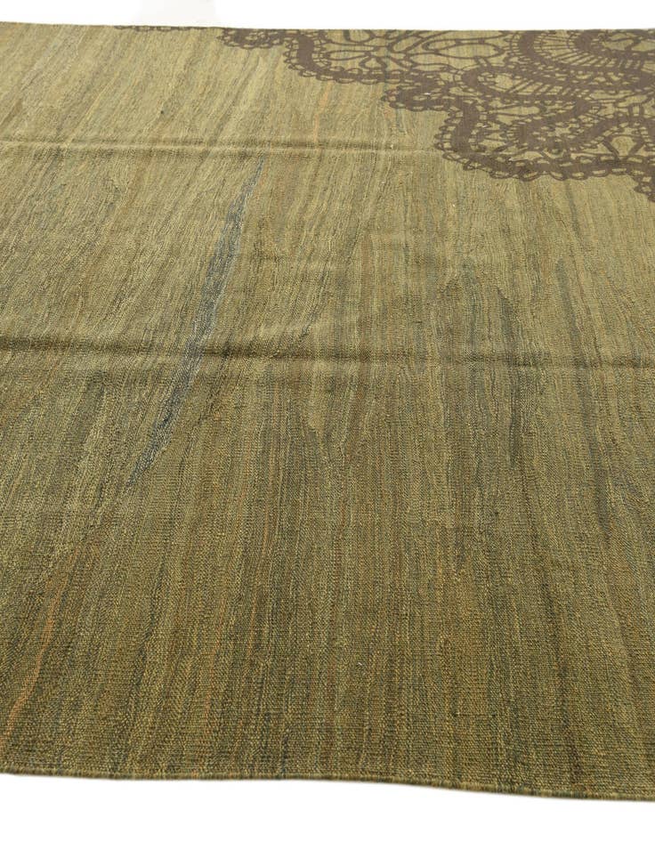 Detail image of 8' 6 x 10' 4  Hand Woven Kilim Modern Wool Rug