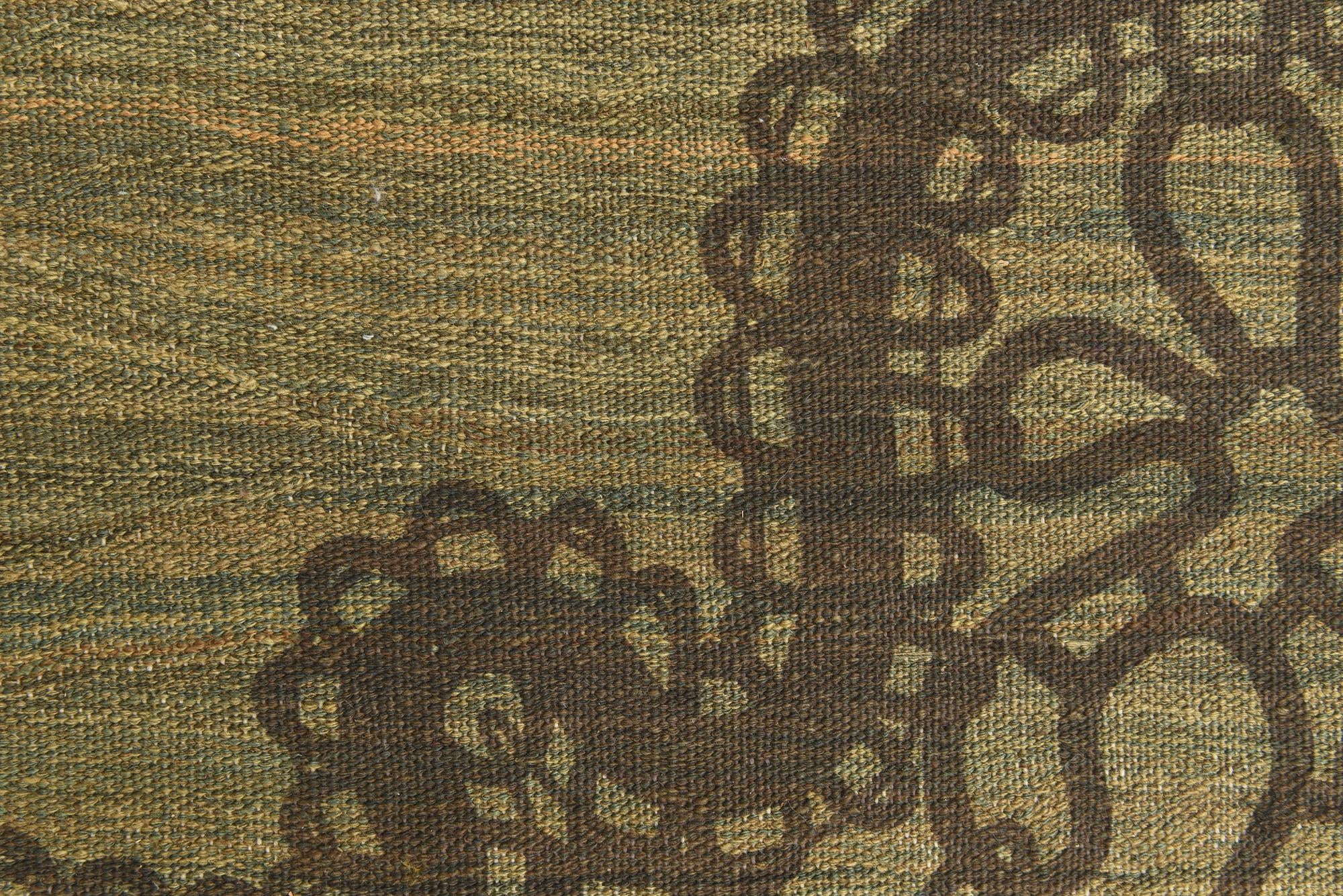 8' 6 x 10' 4 Hand Woven Kilim Modern Wool Rug