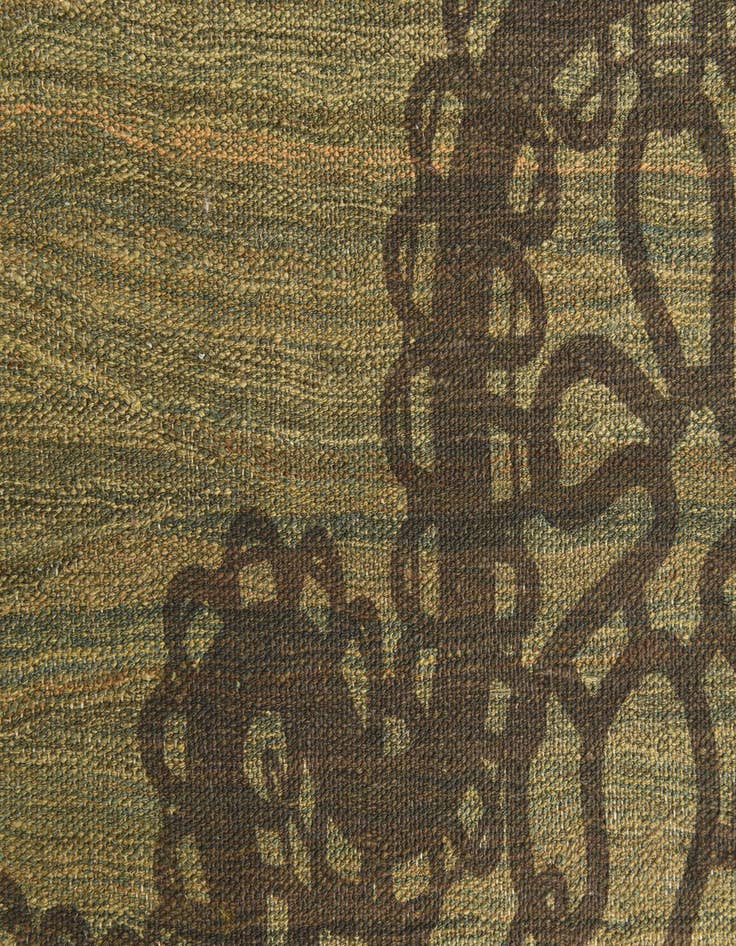 Detail image of 8' 6 x 10' 4  Hand Woven Kilim Modern Wool Rug