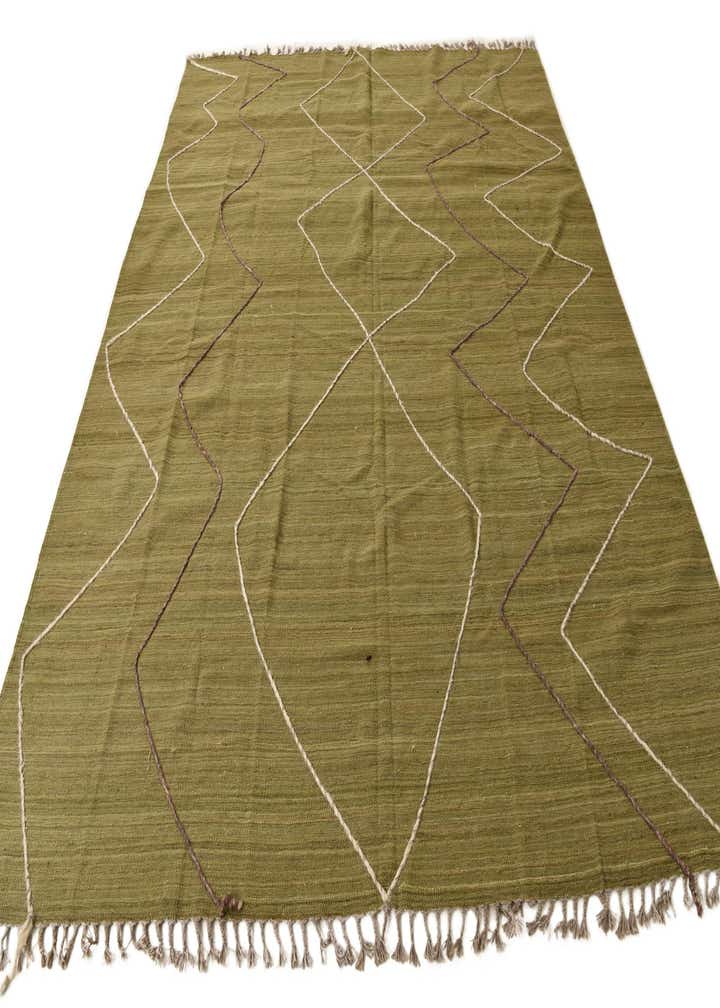 8' 4 x 10' 1 Hand Woven Kilim Modern Wool Rug