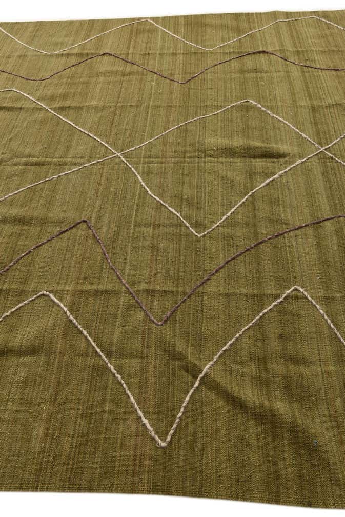 8' 4 x 10' 1 Hand Woven Kilim Modern Wool Rug
