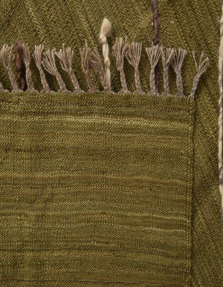 Detail image of 8' 4 x 10' 1  Hand Woven Kilim Modern Wool Rug