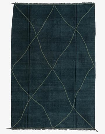 6' 8 x 10' Hand Woven Kilim Modern Wool Rug