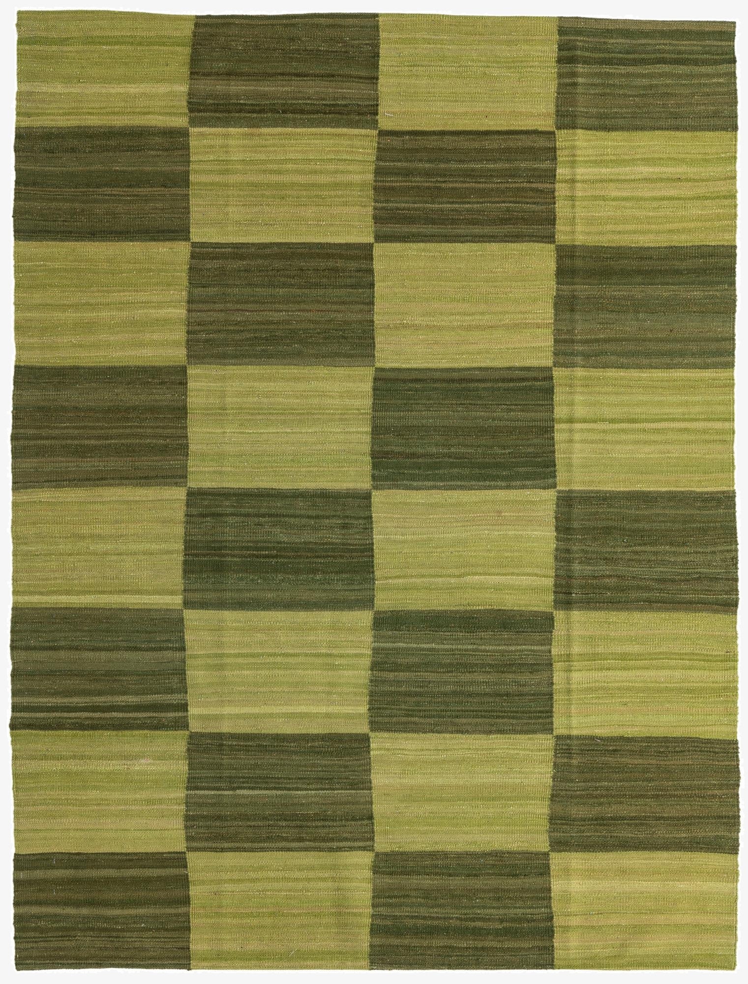 5' 7 x 7' 5  Hand Woven Kilim Modern Wool Rug