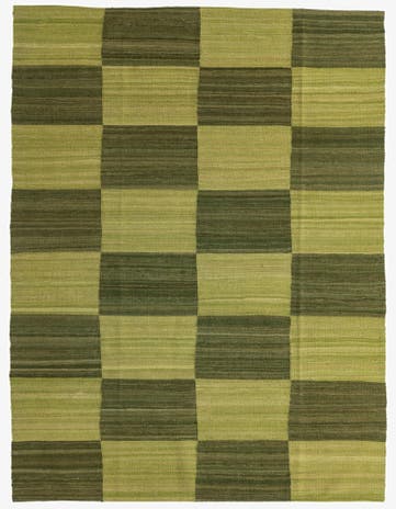 5' 7 x 7' 5 Hand Woven Kilim Modern Wool Rug