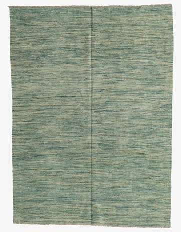 4' 9 x 6' 6 Hand Woven Kilim Modern Wool Rug