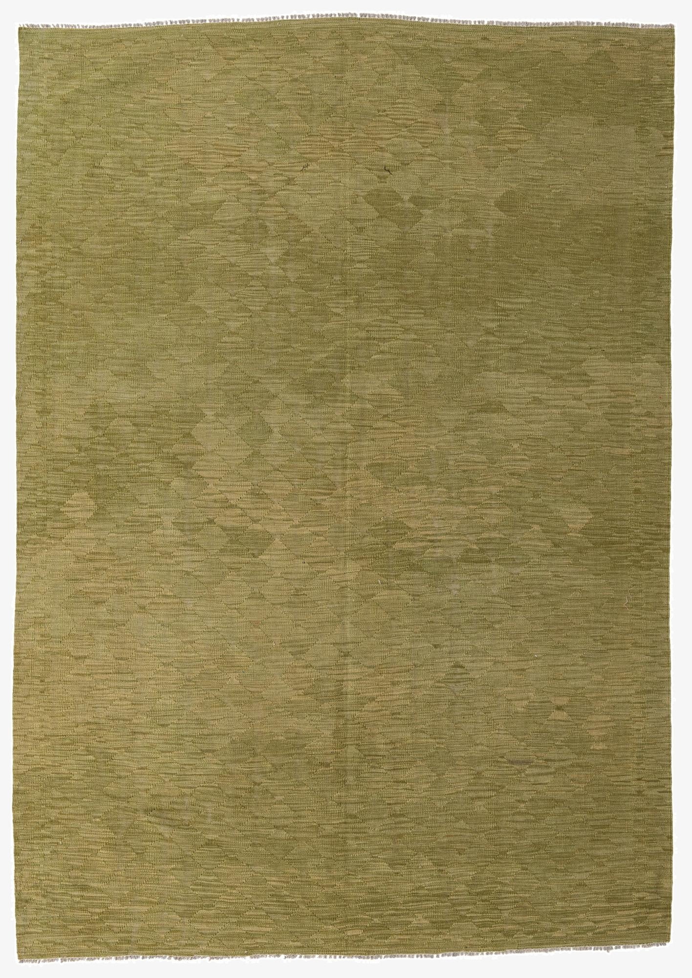 6' 10 x 9' 9  Hand Woven Kilim Modern Wool Rug