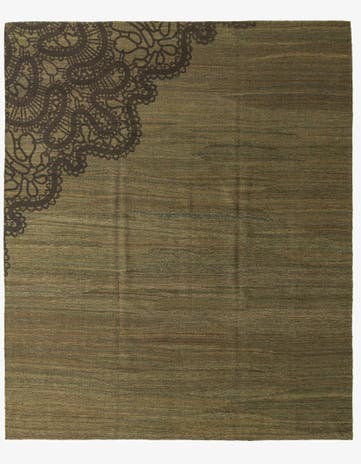 8' 6 x 10' 4 Hand Woven Kilim Modern Wool Rug