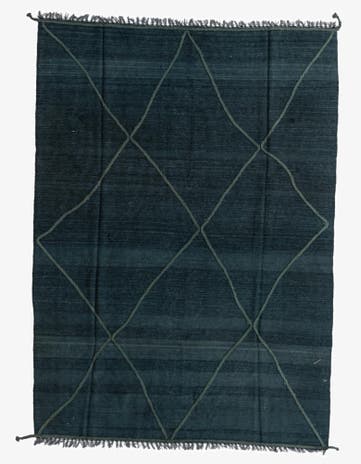 6' 10 x 9' 5 Hand Woven Kilim Modern Wool Rug