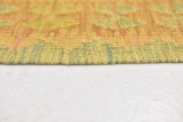3' 2 x 5' Hand Woven Kilim Waziri Wool Rug
