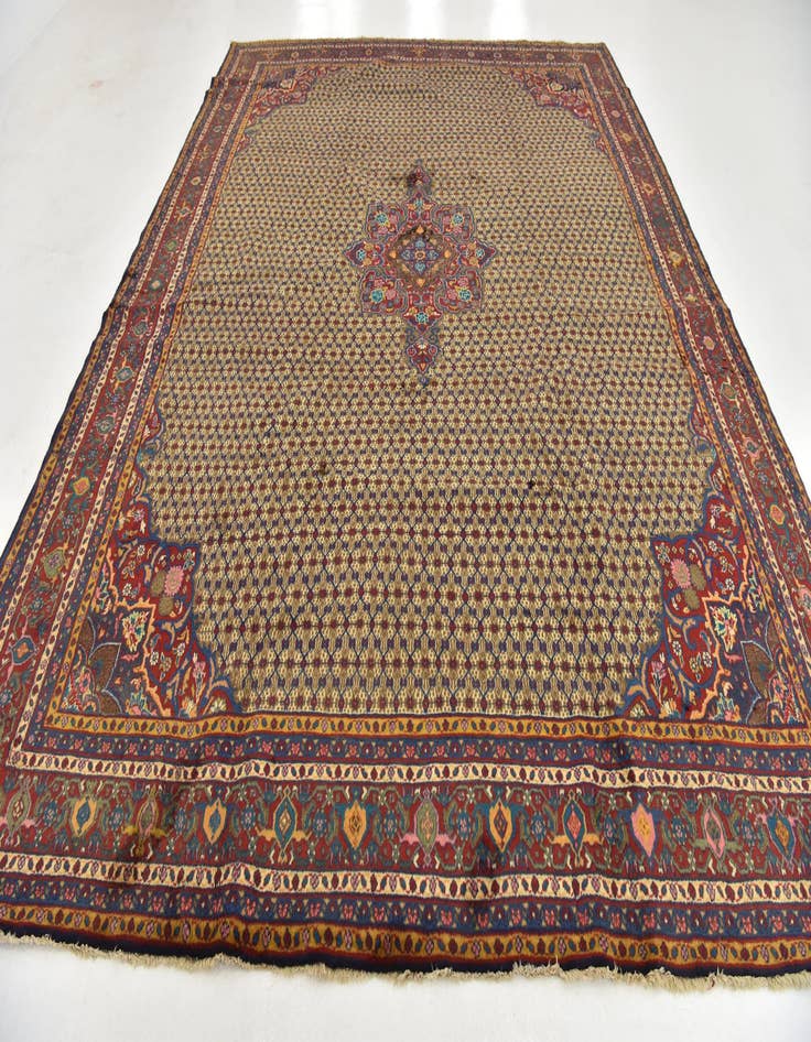 Detail image of 9' 10 x 12' 9  Hand Knotted Koliaei Persian Wool Rug