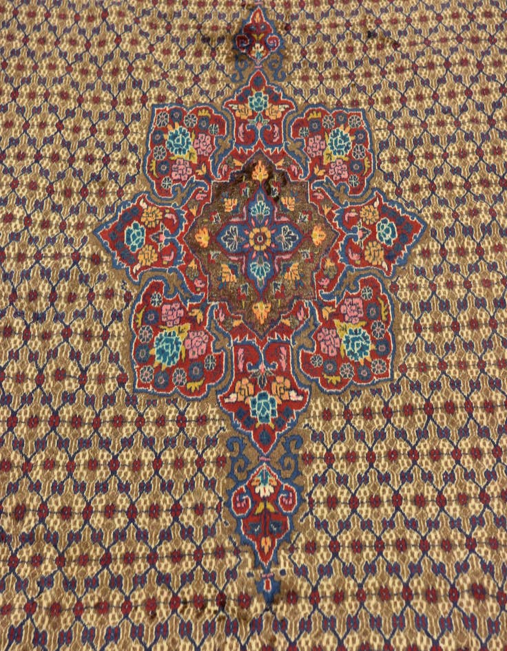 Detail image of 9' 10 x 12' 9  Hand Knotted Koliaei Persian Wool Rug