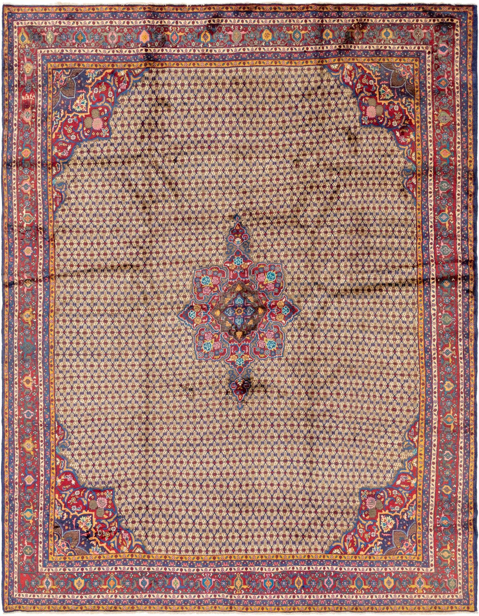 Primary image 9' 10 x 12' 9  Hand Knotted Koliaei Persian Wool Rug