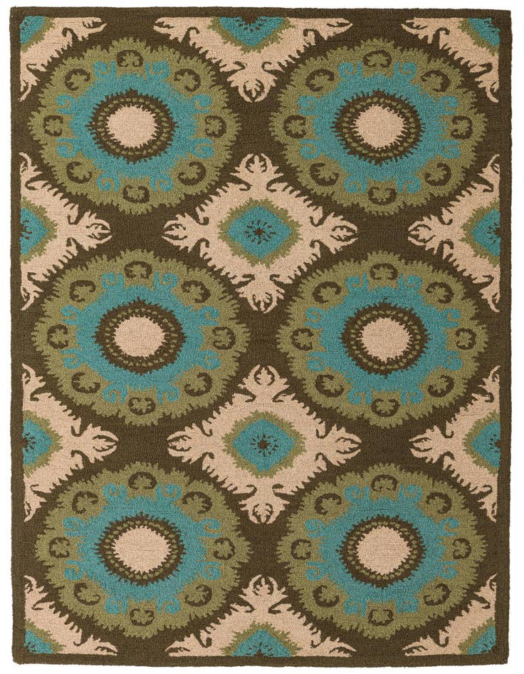 Detail image of 5' 1 x 8' Luna Wool Rug