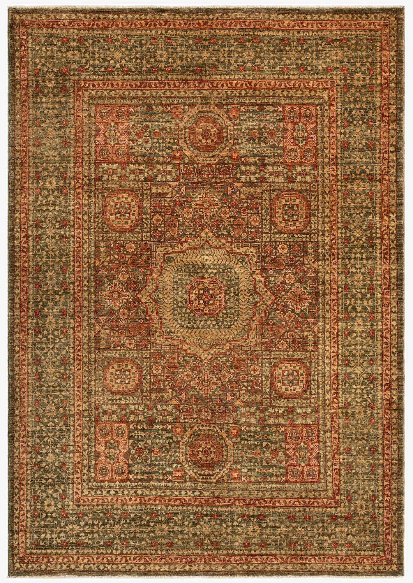 4' 9 x 6' 8 Mamluk Rug