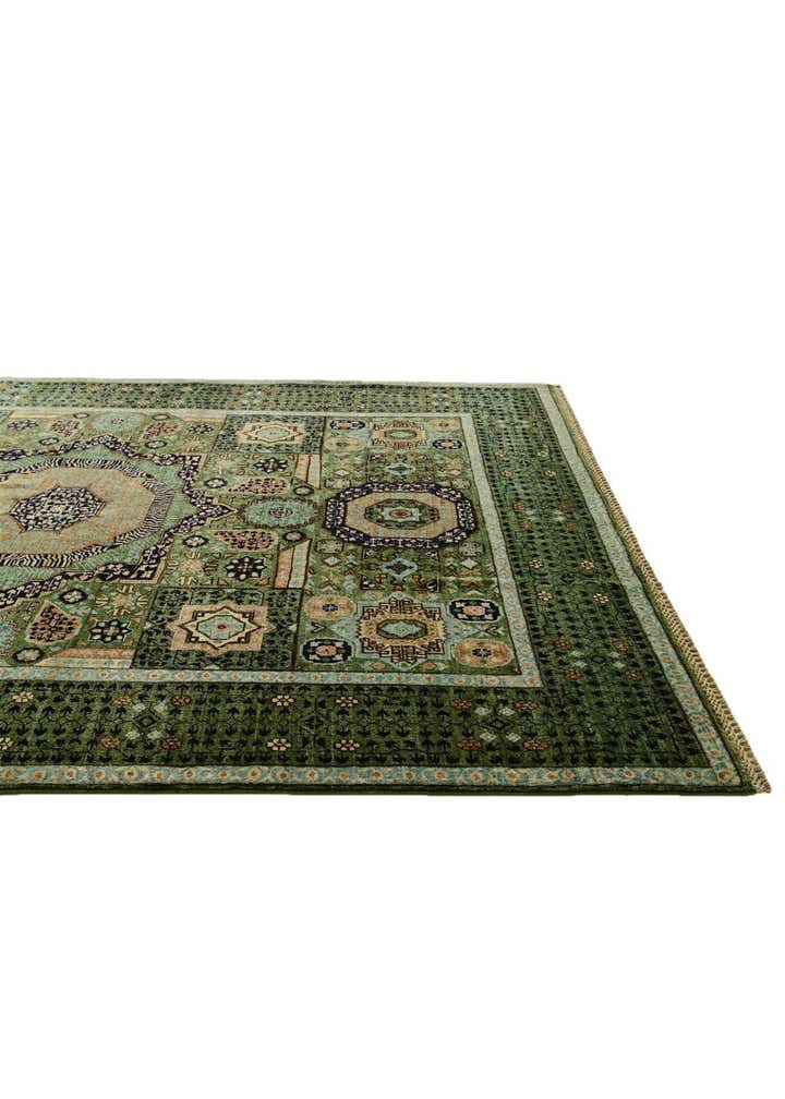 5' 1 x 6' 8 Hand Knotted Mamluk Ziegler Rug