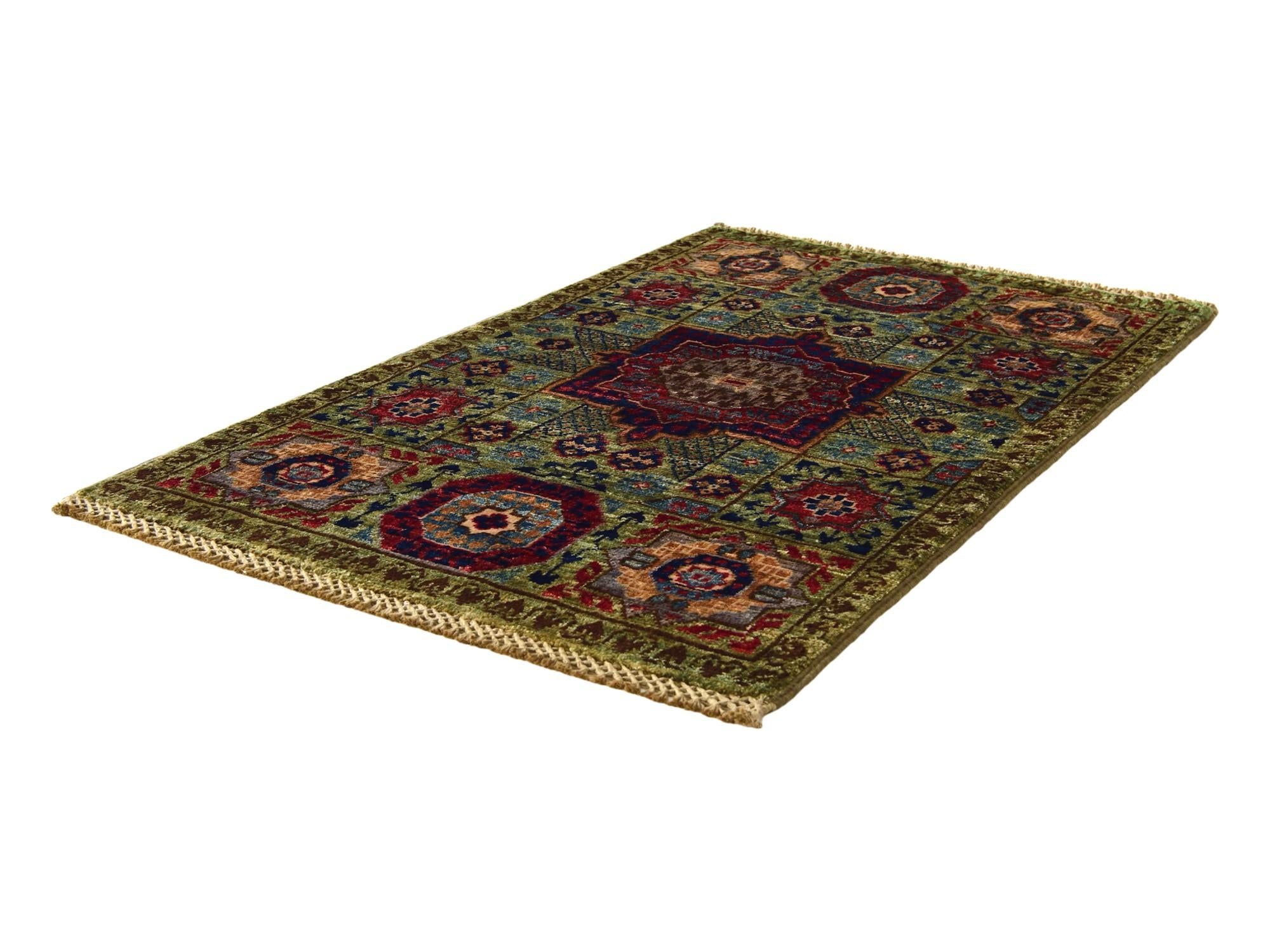2' x 3' 3 Hand Knotted Mamluk Ziegler Rug