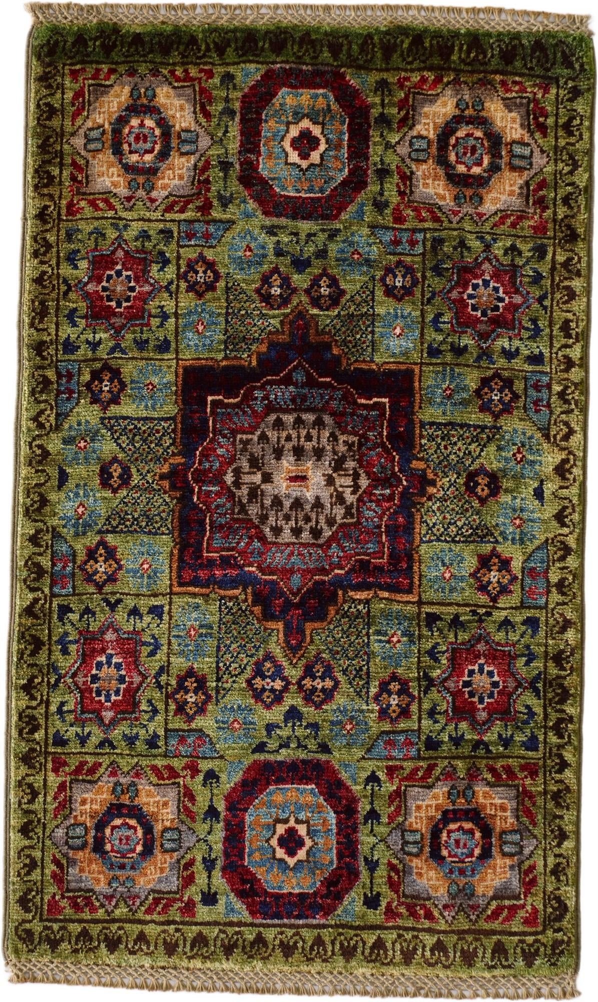 2' x 3' 3 Hand Knotted Mamluk Ziegler Rug