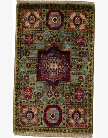 2' x 3' 3 Hand Knotted Mamluk Ziegler Rug