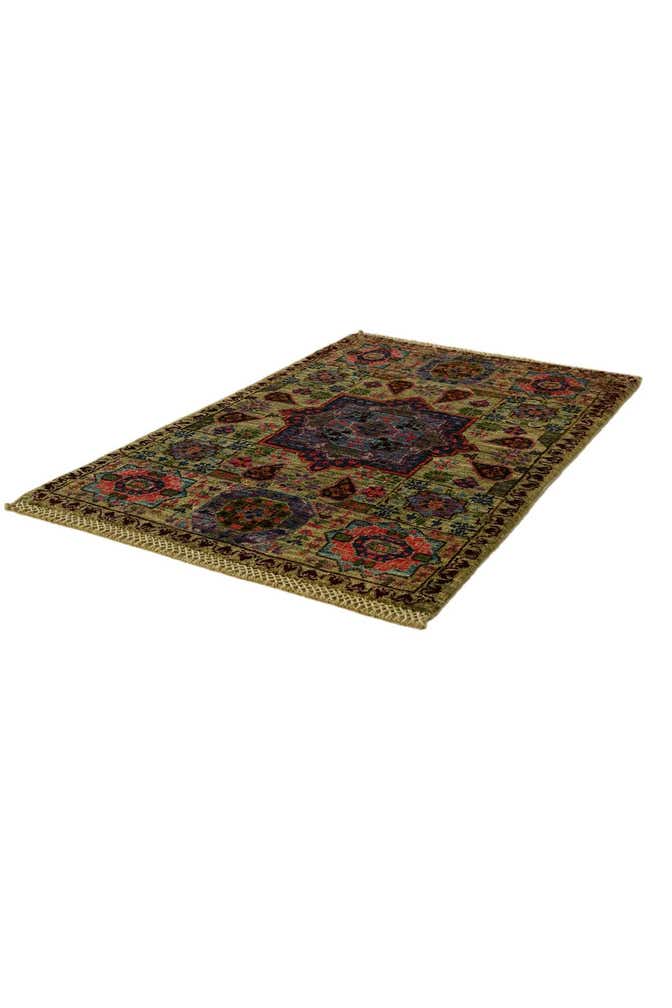 2' x 3' 2 Hand Knotted Mamluk Ziegler Rug