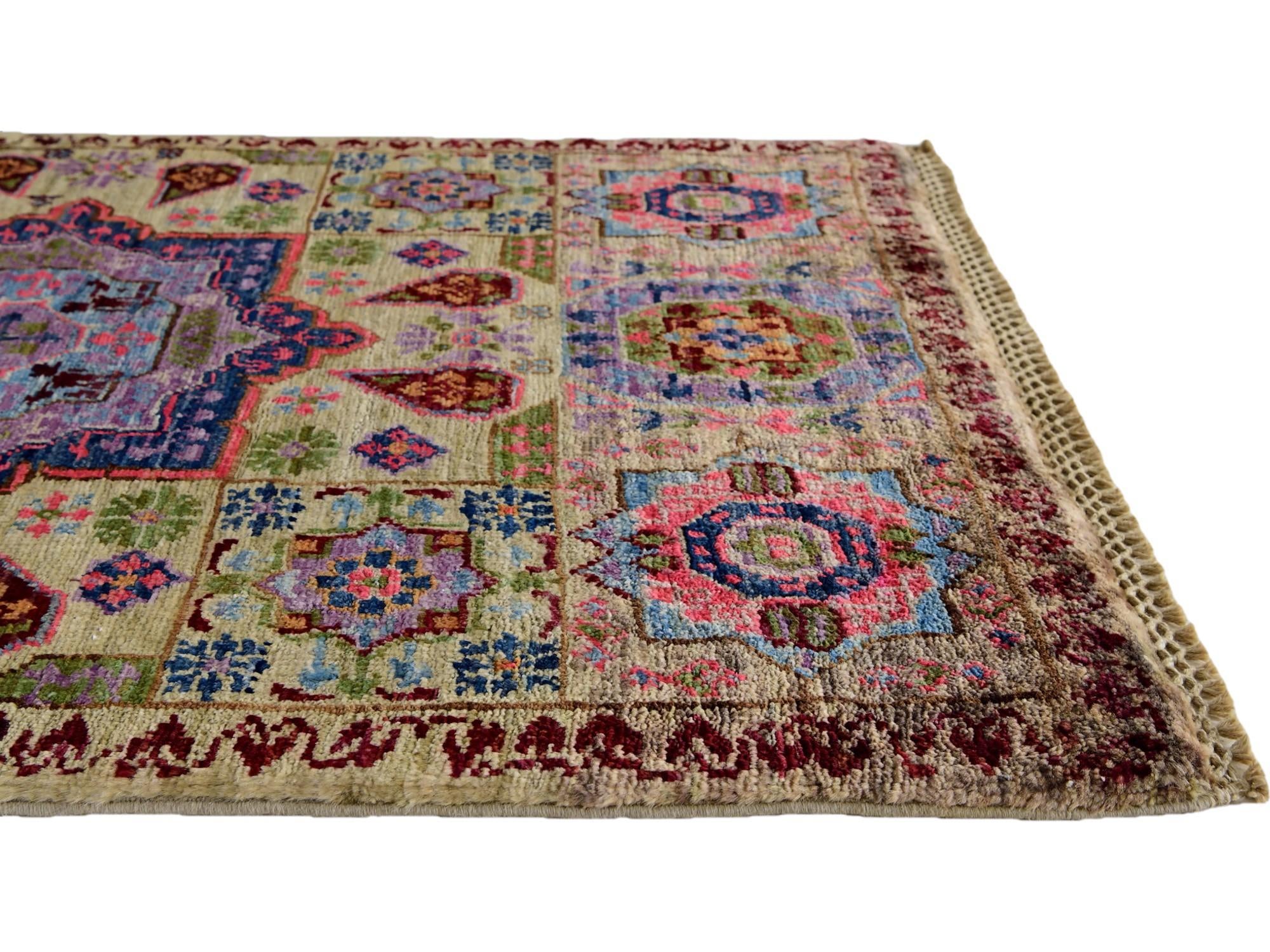 2' x 3' 2 Hand Knotted Mamluk Ziegler Rug