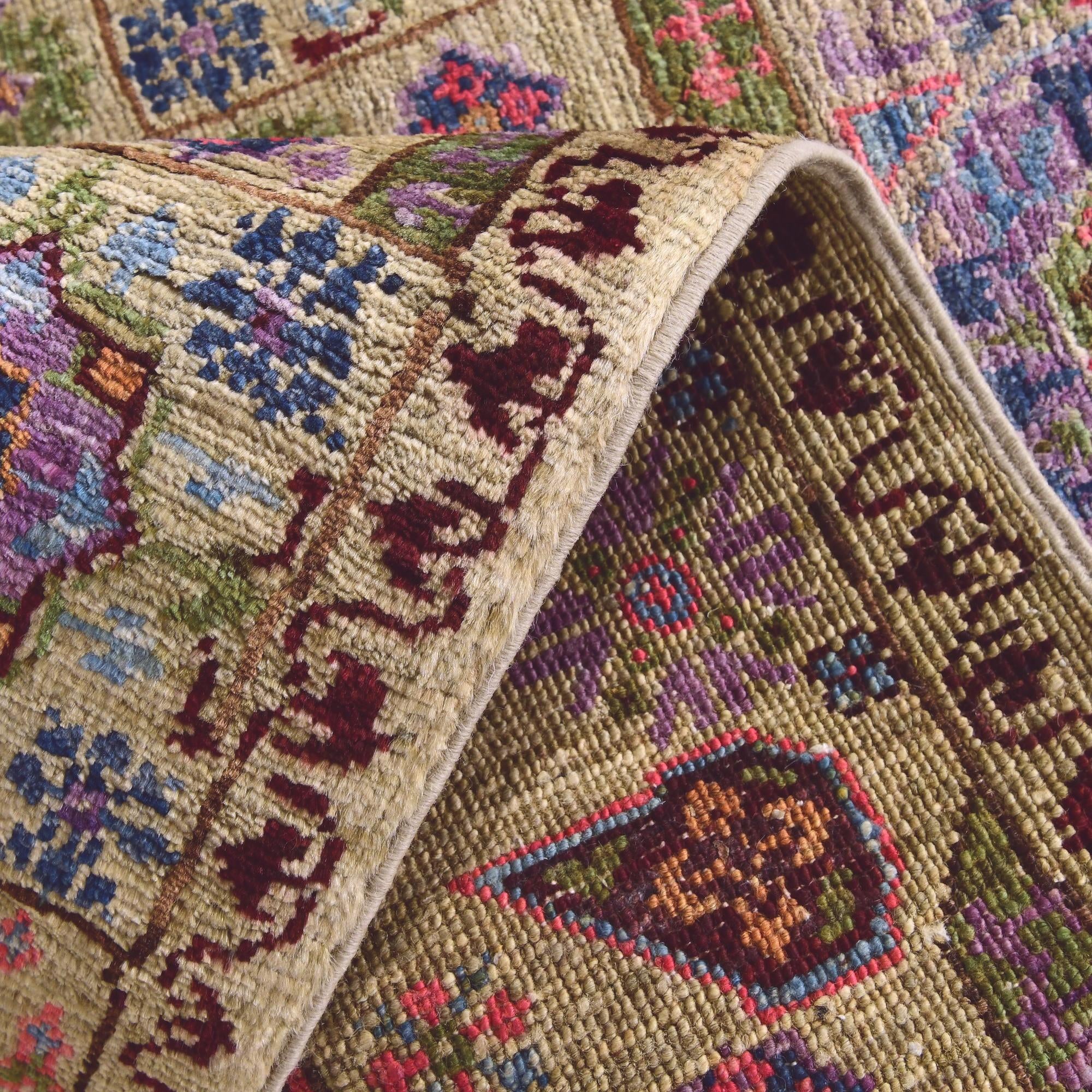 2' x 3' 2 Hand Knotted Mamluk Ziegler Rug