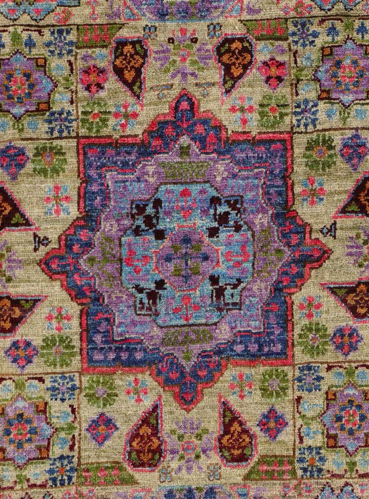 2' x 3' 2 Hand Knotted Mamluk Ziegler Rug
