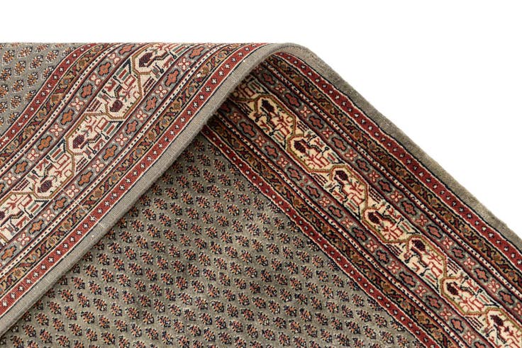 Detail image of 5' 10 x 7' 9 Hand Knotted Mir Wool Rug