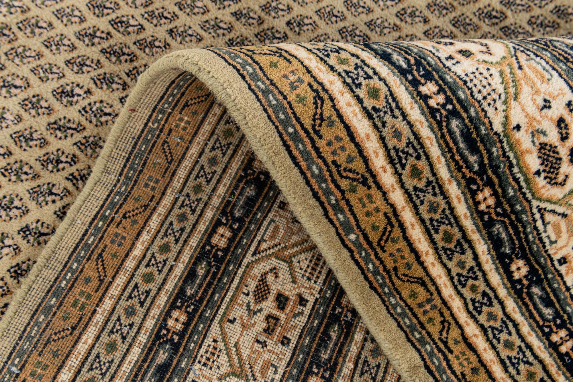 6' 7 x 9' 9 Hand Knotted Mir Wool Rug