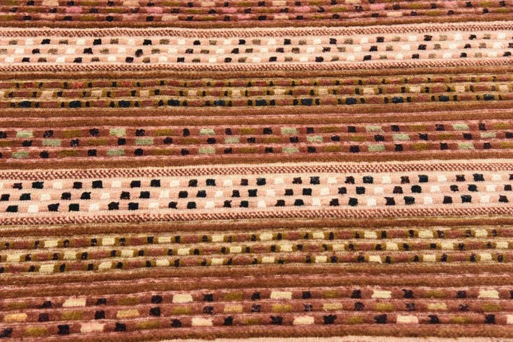 Detail image of 4' x 6' Hand Knotted Modern Ziegler Rug