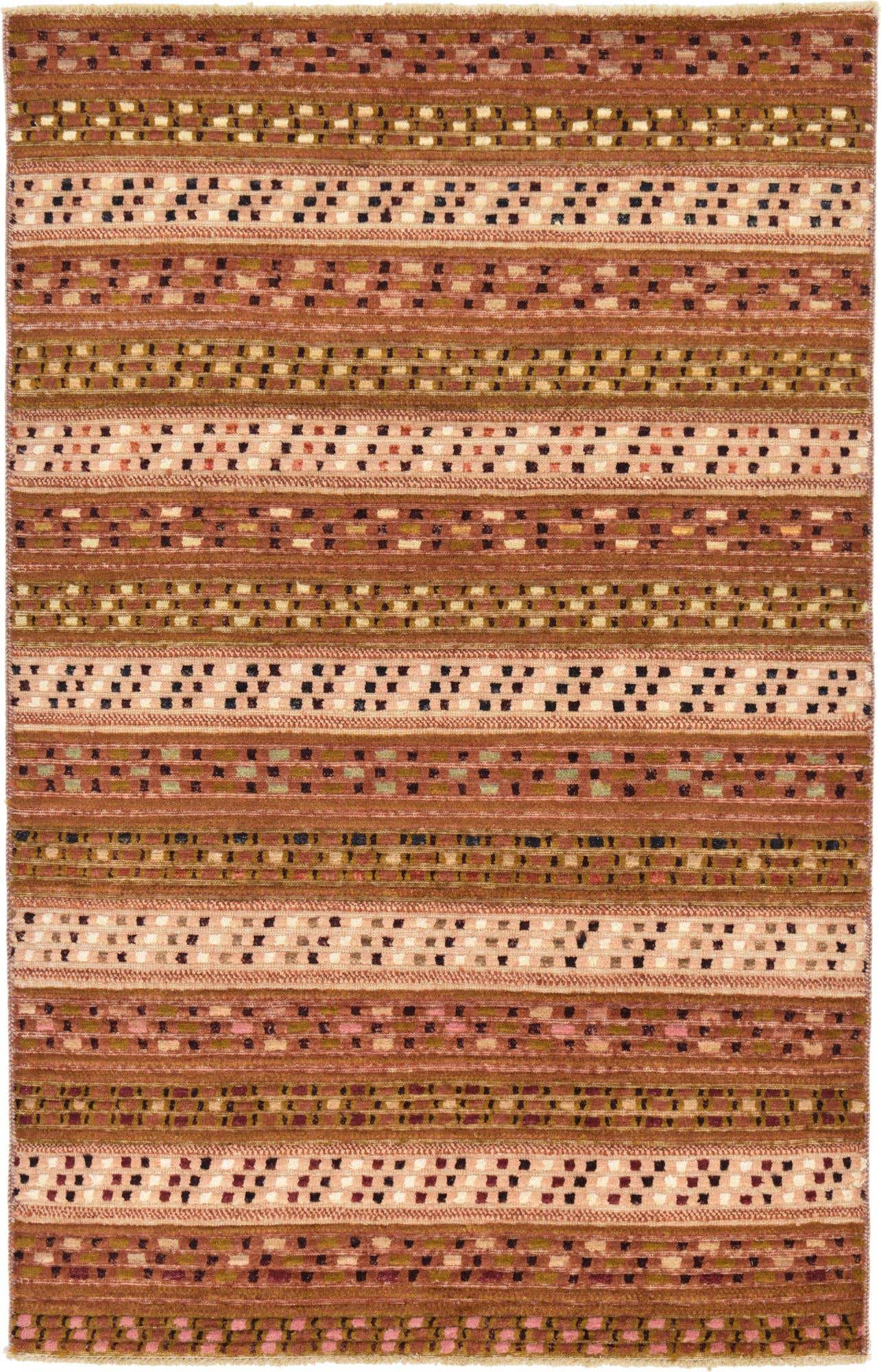 4' x 6' Hand Knotted Modern Ziegler Rug
