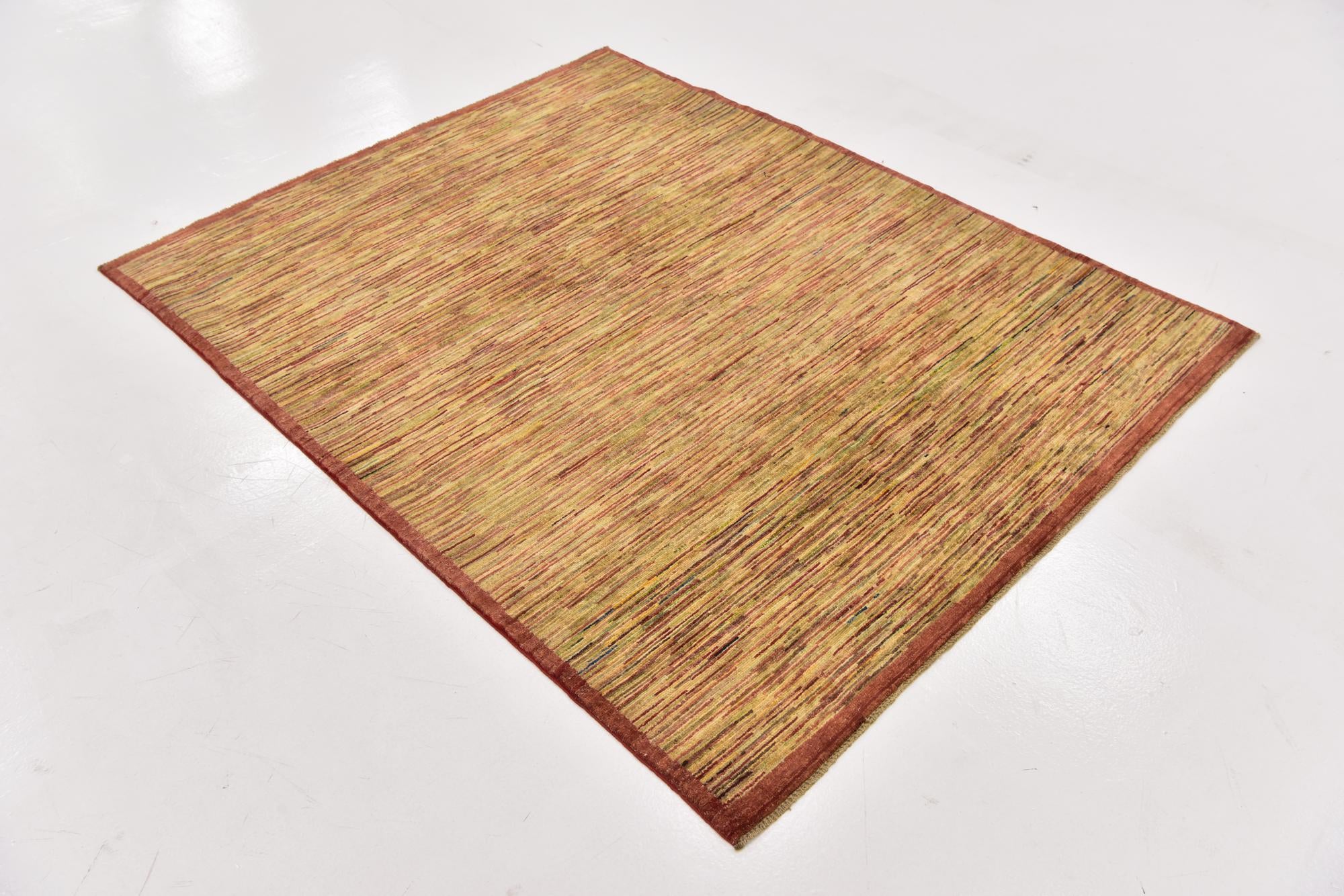 5' x 6' 3 Hand Knotted Modern Ziegler Oriental Rug