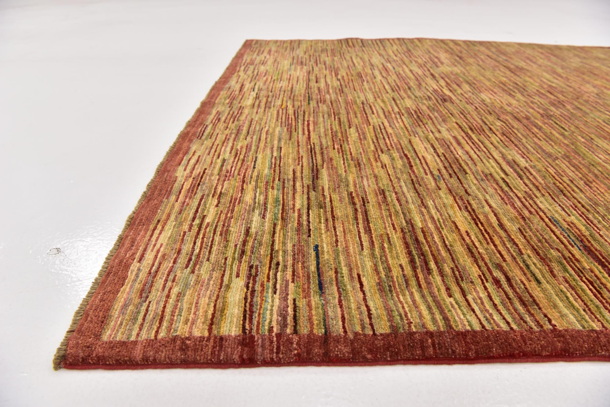 5' x 6' 3 Hand Knotted Modern Ziegler Oriental Rug